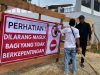 Pemkab Balangan Sterilkan Area Pembangunan Istana Anak Yatim, Pagar Pengaman Dipasang